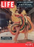 Moulin Rouge dancers on cover of LIFE, June 1955