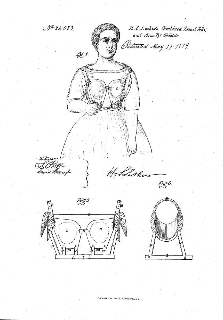 http://www.thehistoryblog.com/wp-content/uploads/2012/07/bra-patent-1859-henry-lesher.jpg